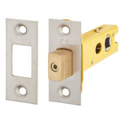 Altro 8mm Tubular Bathroom Deadbolt - 76mm Case - 57mm Backset - Square - Satin Stainless Steel