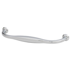 Crofts & Assinder Shrewsbury 14mm D-Bar Cabinet Pull Handle - 128mm Centres - Chrome