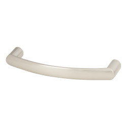 Touchpoint Carf 12mm D-Bar Cabinet Pull Handle - 96mm Centres - Pearl Nickel
