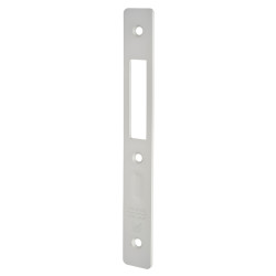 Adams Rite MS220 Euro Profile Hook Deadbolt Faceplate - 197 x 25mm - Satin Anodised Aluminium