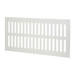 Touchpoint Plain Slotted Vent - 305 x 152mm - 11590mm² Free Air Flow - Satin Aluminium