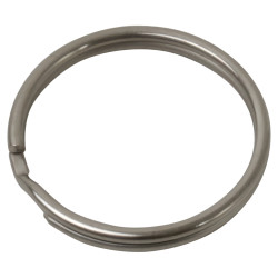 Key Ring Split Ring - 25mm - Nickel Plated - Pack of 50