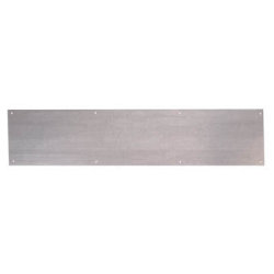 Steel Kick Plate - 838 x 150 x 1.2mm - 8 Screw Holes - Galvanised