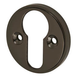 Altro Escutcheon - 40mm Diameter - Euro - Black Nickel