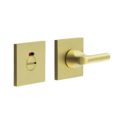 CRES by Frelan CRES804 Square Bathroom Turn & Release with Indicator - 54 x 54mm - Satin Brass