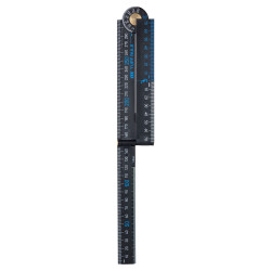 OX Pro Tuff Rule - Metric - 600mm - Black