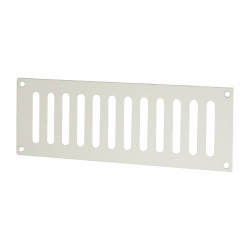 Touchpoint Plain Slotted Vent - 229 x 76mm - 4800mm² Free Air Flow - Satin Aluminium