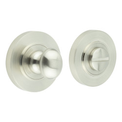 Burlington by Frelan Inner 1 Turn & Release with Plain Rose - 47mm Diameter - Satin Nickel