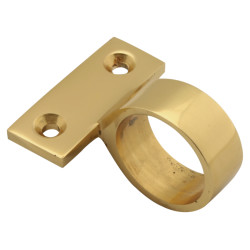 Altro Centre Mounting Sash Window Ring Lift - 30mm Diameter - Polished Brass