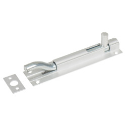 Touchpoint Necked Barrel Bolt - 152 x 25mm - Brushed Aluminium