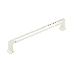 Burlington by Frelan Westminster 17.5mm D-Bar Cabinet Pull Handle - 224mm c/c - Polished Nickel