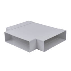 Manrose Insulated Flat Tee - 204 x 60mm - White