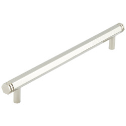 Hoxton by Frelan Nile 15mm Hex T-Bar Cabinet Pull Handle - 224mm c/c - Polished Nickel