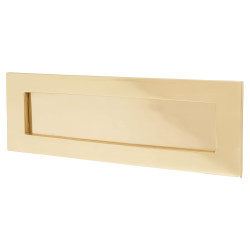 Letter Plate - 359 x 113mm - Polished Brass