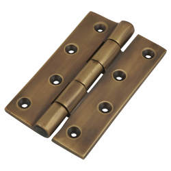 Olde Forge Butt Door Hinge - 100 x 60 x 4.5mm - Antique Bronze - Pair