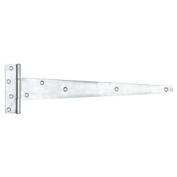 Medium Duty Gate/Door Tee Hinge - 400 x 40mm - Galvanised - Pair