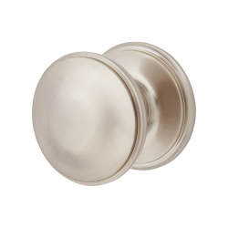 Altro Round Centre Door Knob - 80mm Rose Diameter - Satin Nickel