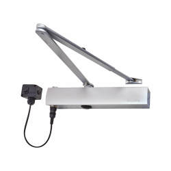 GEZE TS4000EFS Electromagnetic Fire Door Closer - Power Size EN 1-6 - Silver