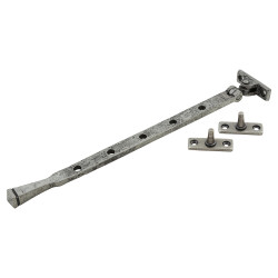 From The Anvil Avon Casement Window Stay - 12"/305mm Length - Pewter