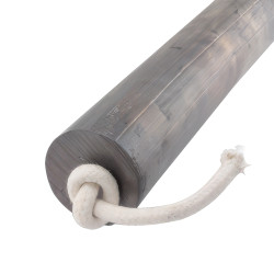 Lead Round Sash Window Weight - 28lb (12.7kg) - 600 x 50mm