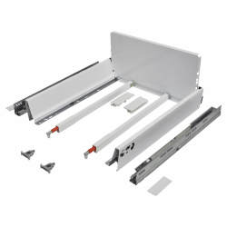 Blum TANDEMBOX ANTARO BLUMOTION Soft Close Pan Drawer - (H) 203mm x (D) 270mm x (W) 400mm - White