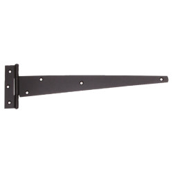 Light Duty Gate/Door Tee Hinge - 300 x 23mm - Black Powder Coated - Pack of 20