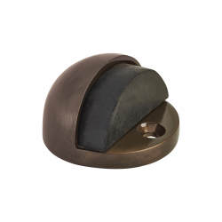 Half Moon Oval Door Stop - 25 x 45mm - Dark Bronze