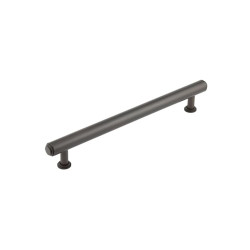 Burlington by Frelan Belgrave 18mm Stepped T-Bar Cabinet Pull Handle - 224mm c/c - Dark Bronze