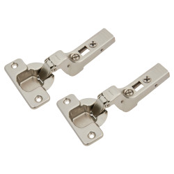 Blum Clip Top Profile Thick Door Cabinet Hinge - 95° - Sprung - Inset - Zinc Plated - Pair