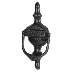 Fab & Fix Victorian Urn Door Knocker - 162 x 76mm - Anodised Black
