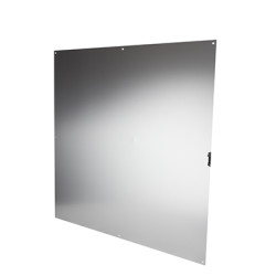 Touchpoint Aluminium Kick Plate - Half Door Panel - 900 x 900 x 1.2mm - 8 Screw Holes - Satin