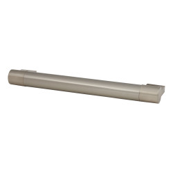 Altro 22mm Chunky Keyhole D-Bar Cabinet Pull Handle - 192mm Centres - Brushed Nickel