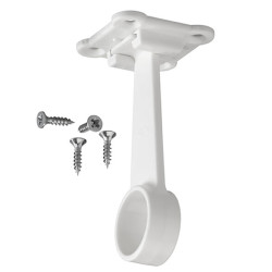 elfa Top Track System - Clothes Hanging Rail Centre Holder - 95 x 44 x 44mm - White