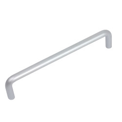 Touchpoint 9mm D-Bar Cabinet Pull Handle - 150mm Centres - Satin Aluminium