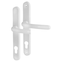 Fab & Fix Balmoral uPVC Multipoint Door Handle - 92mm c/c - White