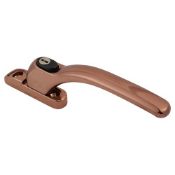 Fab & Fix uPVC/Timber Connoisseur Inline Locking Multipoint Window Handle - Dual - Hardex Rose