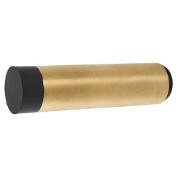 Altro Cylinder Pattern Projection Door Stop - 70mm Projection - PVD Satin Brass