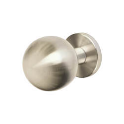 Steelworx Satin Stainless Steel Mortice Door Knob - 50mm Rose Diameter