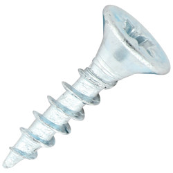 SiDAX General Purpose Pozi Countersunk Wood Screws - 3.5 x 15mm - Zinc Plated - Pack of 200
