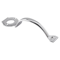 GateMate Escutcheon Handle for Long Throw Gate Lock - 200mm Length - Polished Chrome