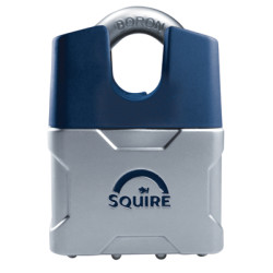 Squire Vulcan Closed Shackle Padlock - 45mm Body - 15.2 x 14mm Shackle - Blue