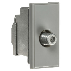 Knightsbridge Female F type Satellite Euro Module - Grey
