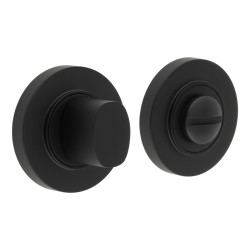 Burlington by Frelan Inner 3 Turn & Release with Plain Rose - 47mm Diameter - Matt Black