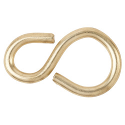 Consumer Hook - 22mm Hook - Polished Brass - Pack of 4