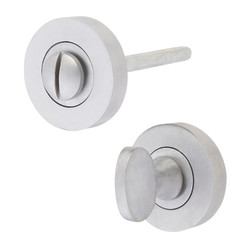 Altro Mini Bathroom Turn & Release - 35mm Diameter - Satin Chrome