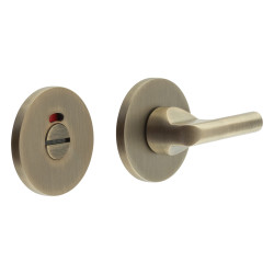 CRES by Frelan CRES804 Bathroom Turn & Release with Indicator - 54mm Diameter - Antique Brass