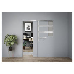 ECLISSE Syntesis Single Pocket Door Kit - 125mm Finished Wall Thickness - 762 x 198 Door Size