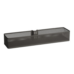 elfa Top Track System - Medium Mesh Basket for Door & Wall Racks - 435 x 104 x 70mm - Graphite
