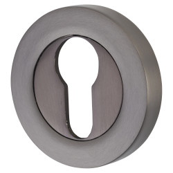 Hampstead Escutcheon - 55mm Diameter - Euro - Anthracite Grey