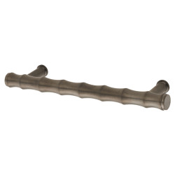 Alexander & Wilks Crispin Bamboo 15mm T-Bar Cabinet Pull Handle - 128mm Centres - PVD Dark Bronze